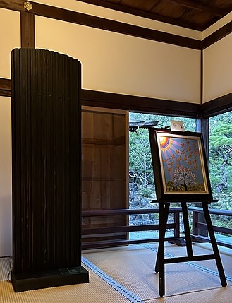 古民家屋根裏スピーカー