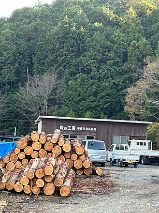 奥出建具店：製材エリア
