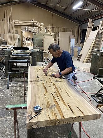 木のスピーカー製作
